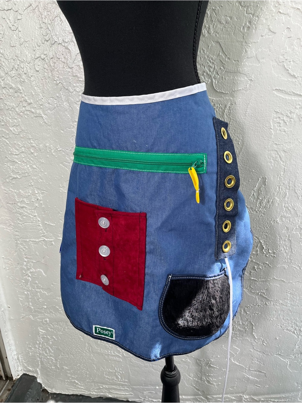 Vintage Posey Utility‎ Wrap Apron Skirt